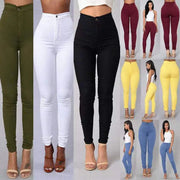 Women's High-Waist Skinny Jeans A T FASHION STORE