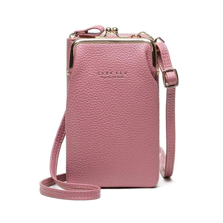 Women's Wallet Bag With Cell Phone Strap A T FASHION STORE