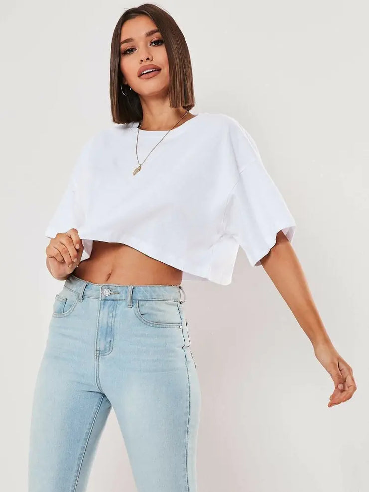 Women Crop Top A T FASHION STORE