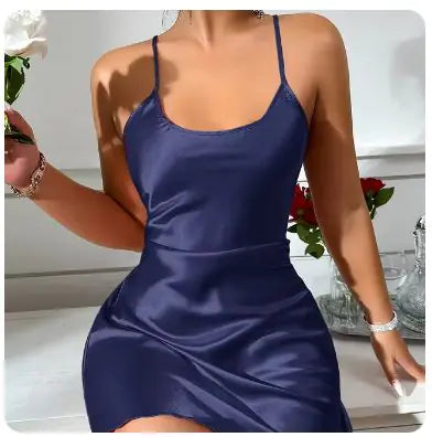 Women's Nightwear Silk Dress AT Fashion store