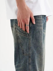 Vintage Washed Jeans A T FASHION STORE