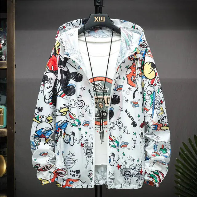 Mens Hooded Jacket A T FASHION STORE