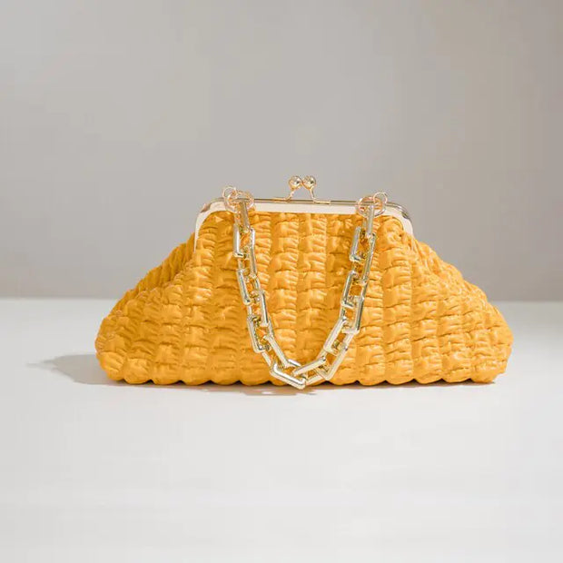 Ladies Pleated Handbags A T FASHION STORE